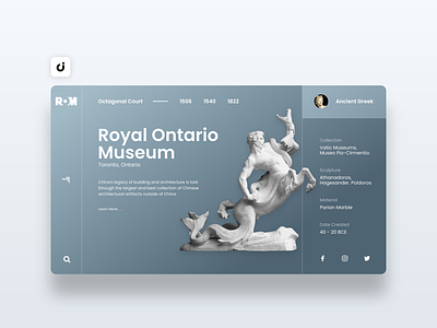 🦖 Museum Website Design concept design designer ecommerce follow hire infadev like site website