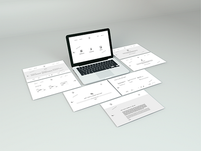 Accountant's web design flat icon minimal ui ux web web design