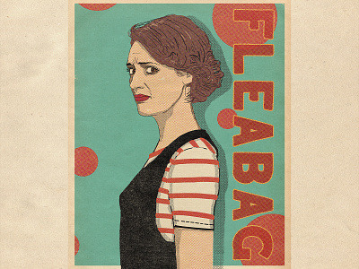 Fleabag-- Commission design fleabag illustration