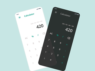 Day 004- Calculator calculator dailyui ui challenge uiux