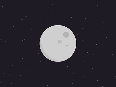 Flat Moon flat moon sketch space