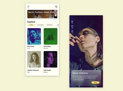 Fashion App Concept 2021 design figmadesign ui