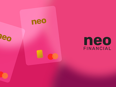 Neo Financial Glassmorphism concept