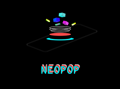 NeoPop brutalism design figmadesign graphic design illustration neo neopop
