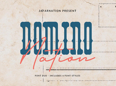 Domino Nation - Font Duo callygraphy clothing fashion font handwritten handwritting hipster logo luxury modern script signature stylish