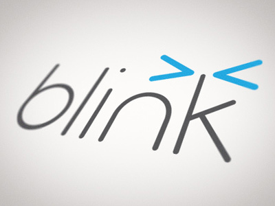 Blink Logo blink blue identity logo type
