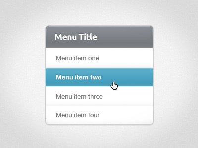 Menu Style button menu nav navigation sidebar ui ux