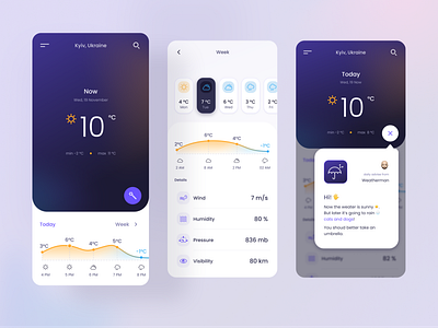 Weather App concept clean ios mobile mobile app mobile apps ui ui design uiux weather app