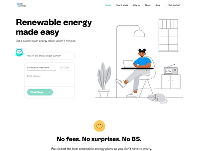 Dash Energy Interactive b2c branding website