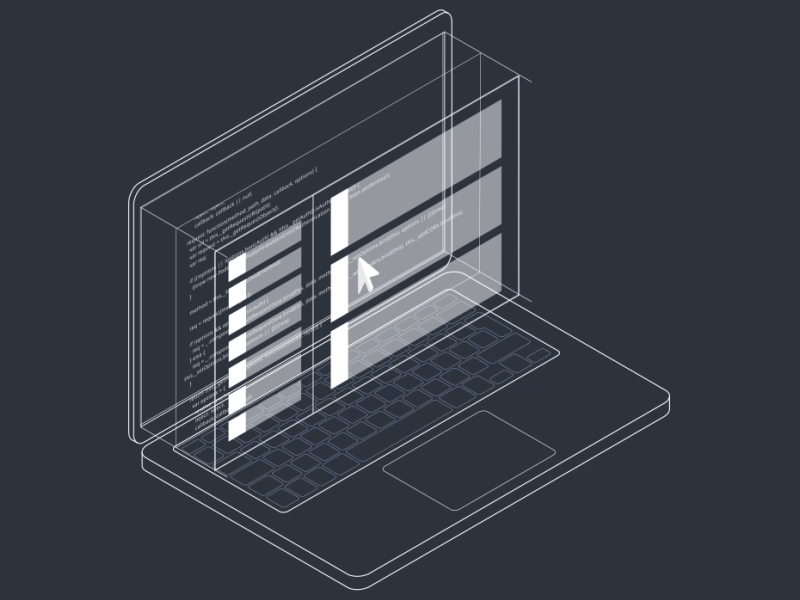 Visual language experiment v.2 after effects animation blueprint