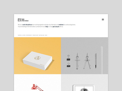 State Union - Portfolio Theme clean creative minimalist portfolio state union theme wordpress