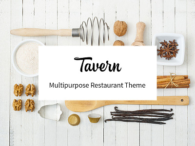 Tavern - Restaurant WordPress Theme one page parallax restaurant theme wordpress