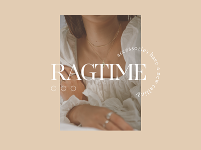RAGTIME | Sustainable Jewelry Branding branding design illustration logo vector
