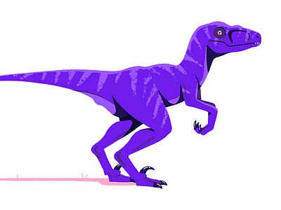 Raptor character character design illustration photoshop raptor styleframe