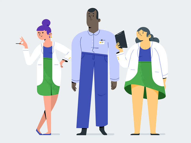 Characters nerds dribbble