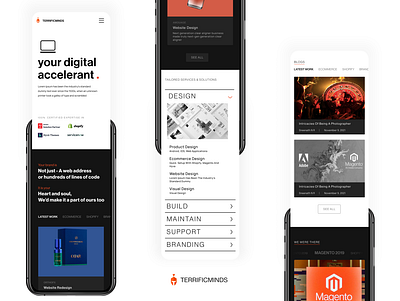Terrific Minds - Mobile animation branding interaction motion graphics ui ux design