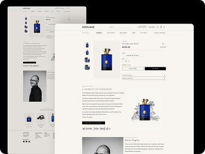 Amouage interaction ui ux design