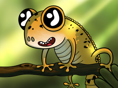 MD Geckos Facebook Cover Picture cover facebook forest gecko illustration lizard slough swamp