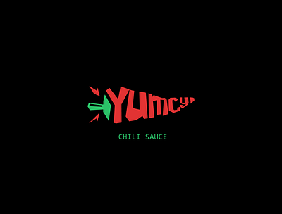 yumcy- logo - challenge branding design identity logo typography vector