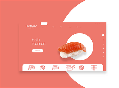 Namazu - Sushi Shop ux web