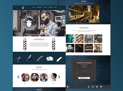 Barber webdesign ux web