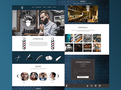 Barber webdesign