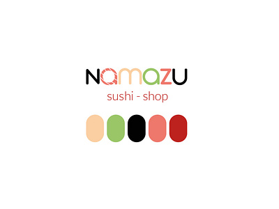 Logo - Namazu - Sushi shop