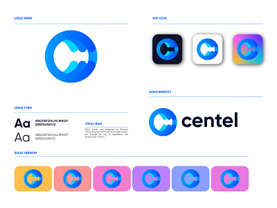 Centel Logo Design