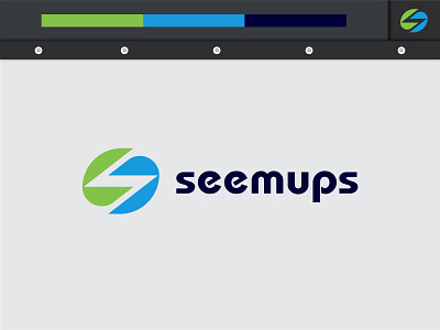 seemups logo design animation branding design flat illustration lettering logo minimal ui ux