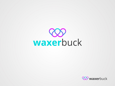 Waxer buck logo design