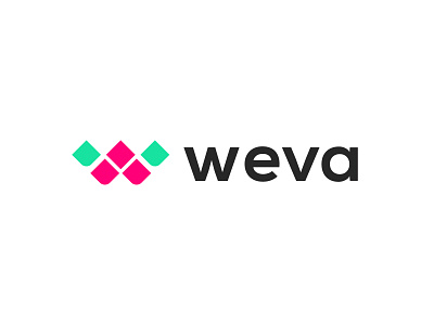 weva logo design app branding design education icon lettering logo minimal photoshop ui ux vector web