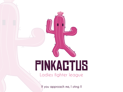 Logo Pinkactus self defense for women