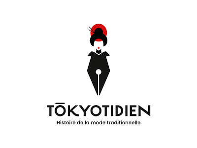 Logotype Tokyotidien branding design graphic design illustrator logo logotype typography ui vector