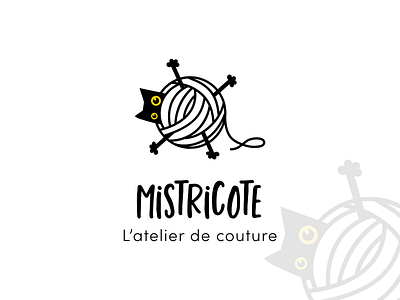 Logotype Mistricote branding design illustration illustrator logo typography ui vector
