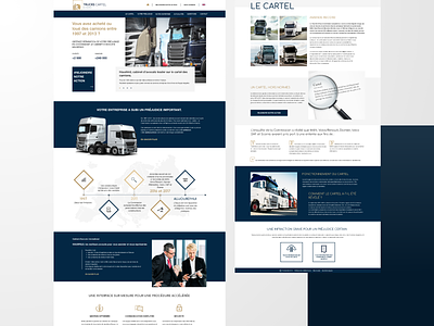 Website Truck Cartel design ui ux web website