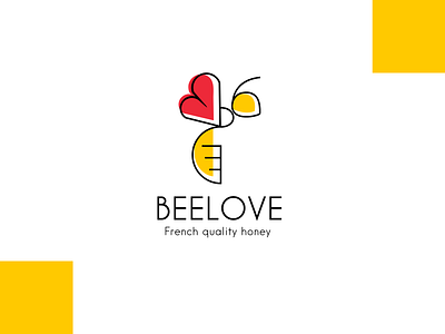 Beelove logotype design illustration illustrator logo ui vector