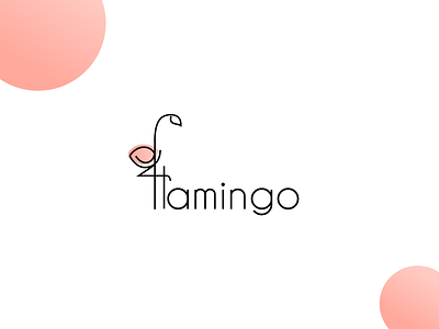 Logotype Flamingo design flamingo illustration illustrator logo logo type logotype vector