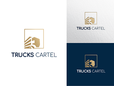 Logotype Trucks Cartel illustrator logo logotype trucks vector web website