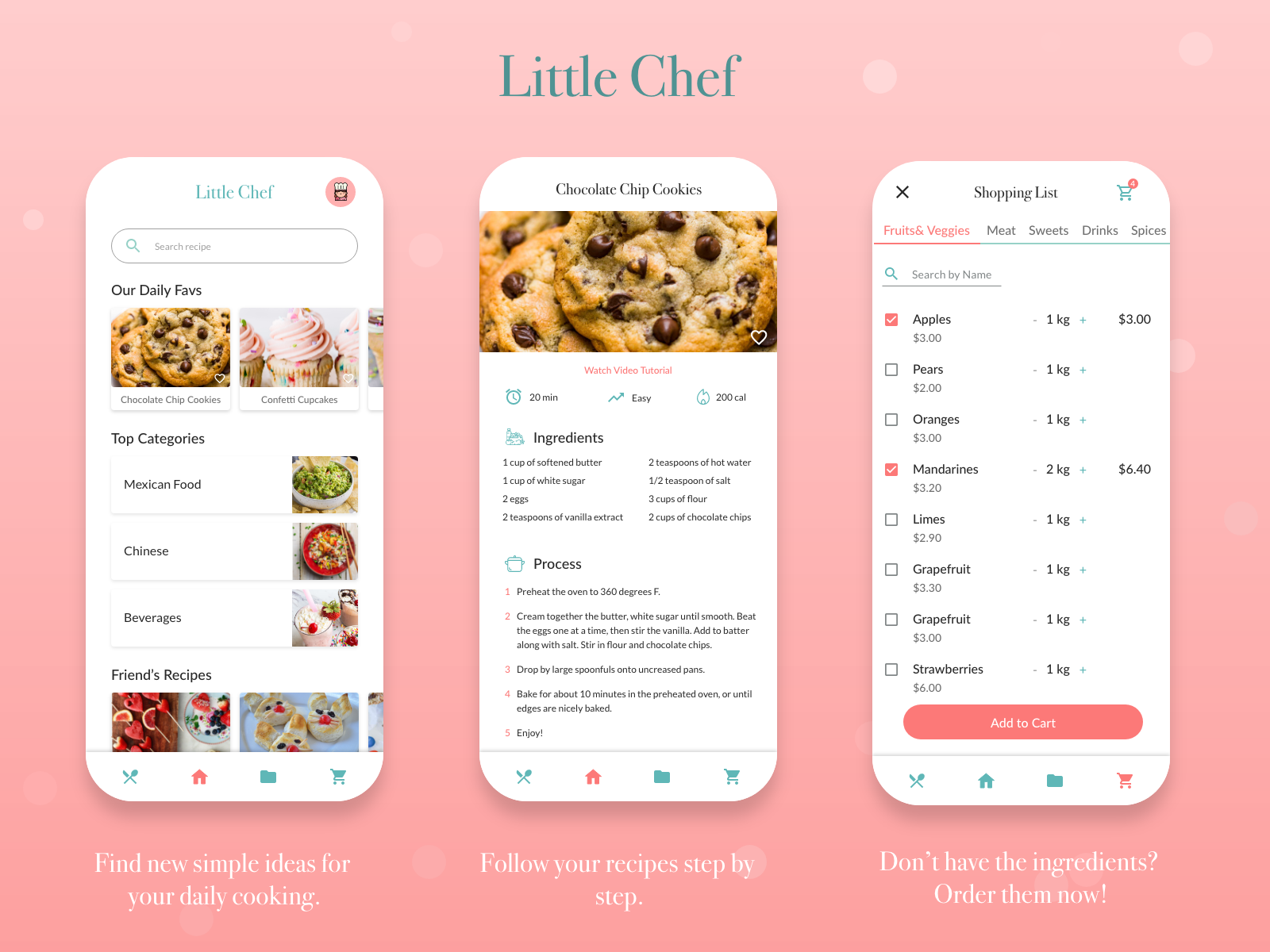 Little Chef By Bertha Cadena On Dribbble   Little Chef 4x 