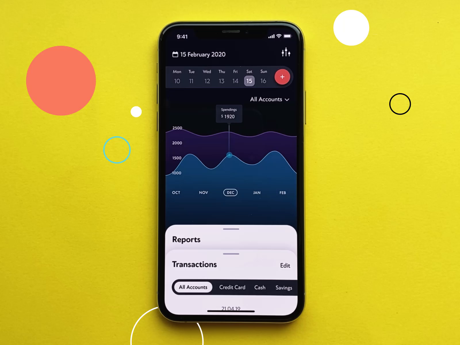 Finance Tracker App Interactions by tubik on Dribbble