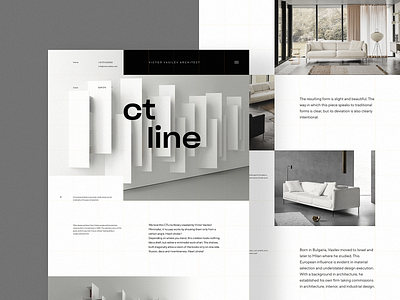 Furniture Design Project Webpage