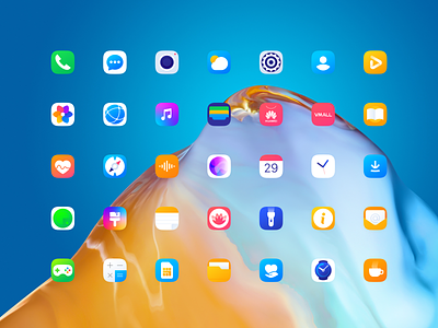 Interface Icons for HUAWEI EMUI 10 android design design studio graphic design graphics huawei icon design icon pack icon set icons icons design interaction interface interface icons mobile mobile design ui user experience user interface ux