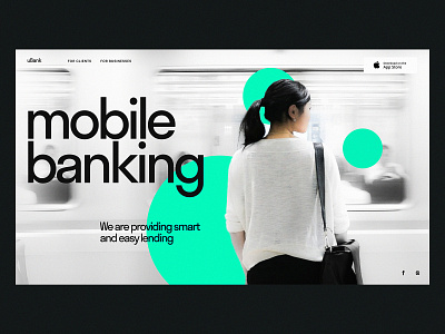 Mobile Banking Landing Page