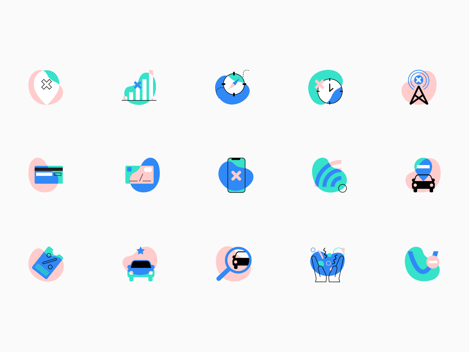 Vertt Mobile Application Icons icon set mobile design app design graphics user experience design icon design service driving ride sharing icons illustration web user experience interaction design studio interface ui ux graphic design design