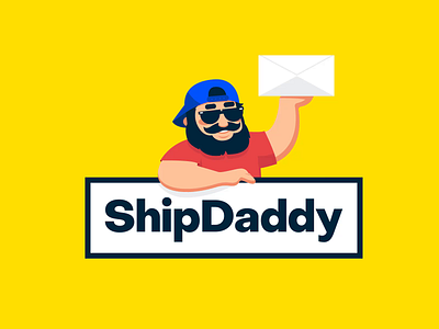 ShipDaddy Branding Design animation branding character design delivery design design studio graphic design identity design illustration interaction interface logo design man marketing mascot motion design ui user experience ux web