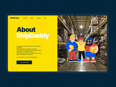 ShipDaddy Website About Page