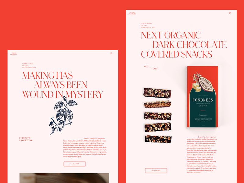 Confectionery Website Design ecommerce web design web user experience interaction design studio interface ui ux graphic design design