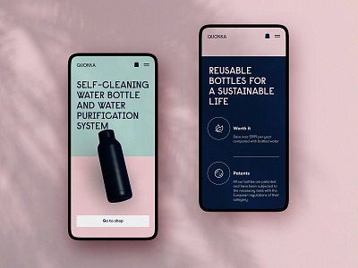 Reusable Bottles Mobile Website