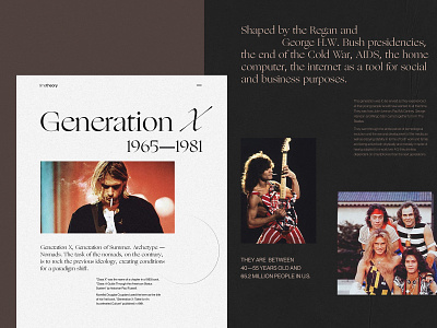 Web Editorial: Generation X Page