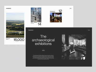 Museum Website Pages design design studio education ethnography graphic design history interaction interface minimalism museum travel ui user experience user interface ux web web design web pages website website design
